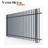 Cerca de alumínio para jardim ao ar livre Painel de cerca tubular de privacidade de metal Painel de cerca de ripas horizontal de alumínio para exterior