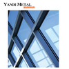 Barra de corte a quente Topwindow perfil sem moldura, vidro de alumínio e parede de cortina de alumínio