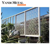 Tela externa de metal com corte a laser Painel de tela de metal Painel decorativo para jardim Cerca Tela de corte a laser de alumínio