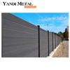 Material personalizado, madeira branca, plástico, PVC, alumínio, peças do painel da cerca do jardim