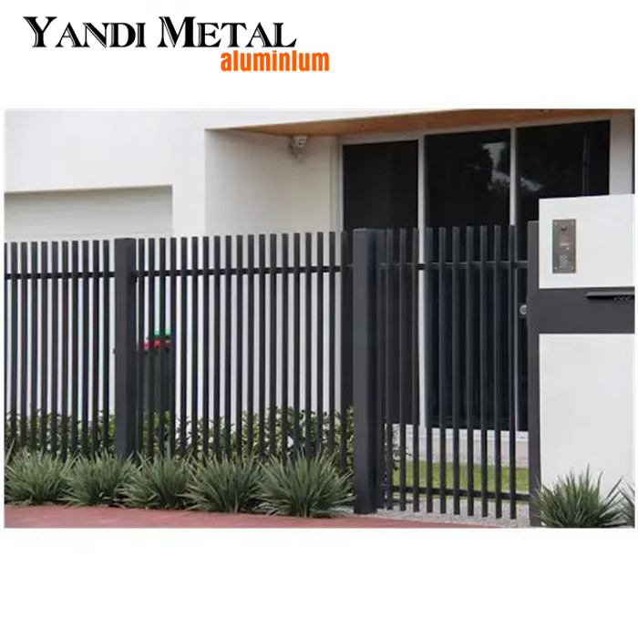 Yandi Alumínio novos produtos painel de perfil de alumínio cerca de segurança cerca de jardim ao ar livre