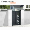 Venda quente de tinta em pó Design de porta de alumínio, cercas e portões de jardim de alumínio