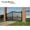 Cerca de segurança para jardim automático, porta de alumínio, painel de metal, porta de ripas de alumínio, porta soldada decorativa