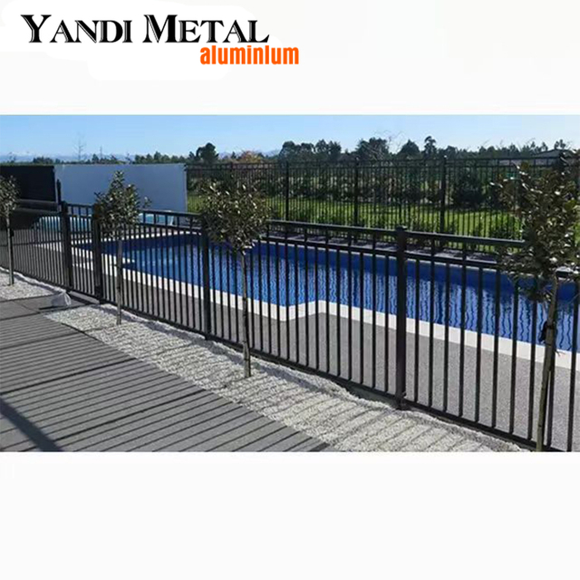 Painel de cerca de alumínio com revestimento em pó de metal Cerca de privacidade Residencial ao ar livre jardim piscina cerca de alumínio