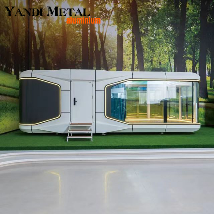 Casa pré-fabricada Estrutura de aço pré-fabricada personalizada hotel móvel venda modular casa cápsula eco-contêiner