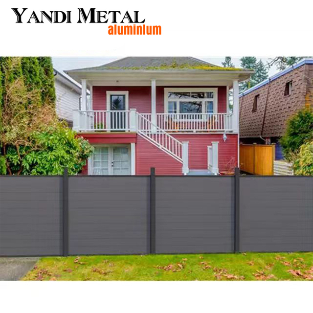 Cerca decorativa de alta qualidade para jardim, pátio, casa, semi-ou total privacidade, painéis decorativos externos WPC