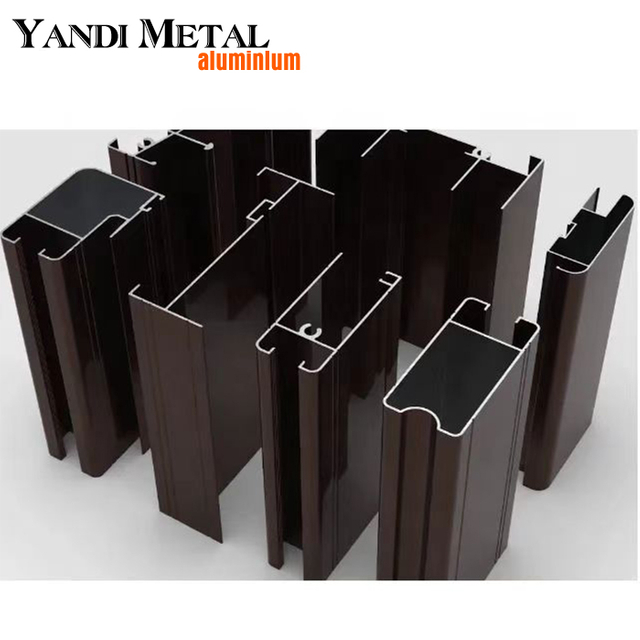 Fabricante de perfil extrudado de alumínio personalizado 6063 T5 de alumínio Fram de grande venda com superfície anodizada