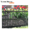 Os painéis de cerca de metal de alumínio com revestimento em pó Yandi são de boa qualidade e fáceis de montar para decorações externas