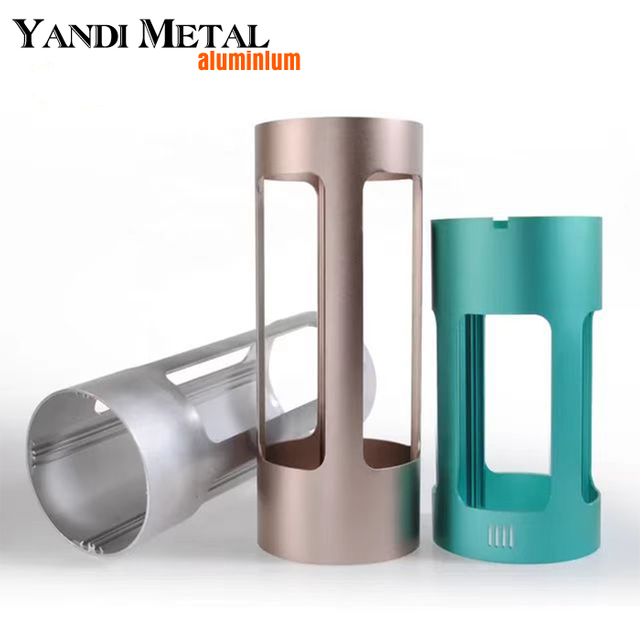 Abajur de alumínio CNC para lâmpada de metal Shell de liga de alumínio personalizado para lâmpada de acampamento