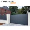 Porta elétrica de alumínio com design personalizado, villa moderna, porta deslizante automática de alumínio