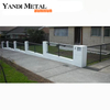Cerca decorativa de jardim mais vendida Cerca de metal alumínio durável de alta qualidade fabricação personalizada Yandi
