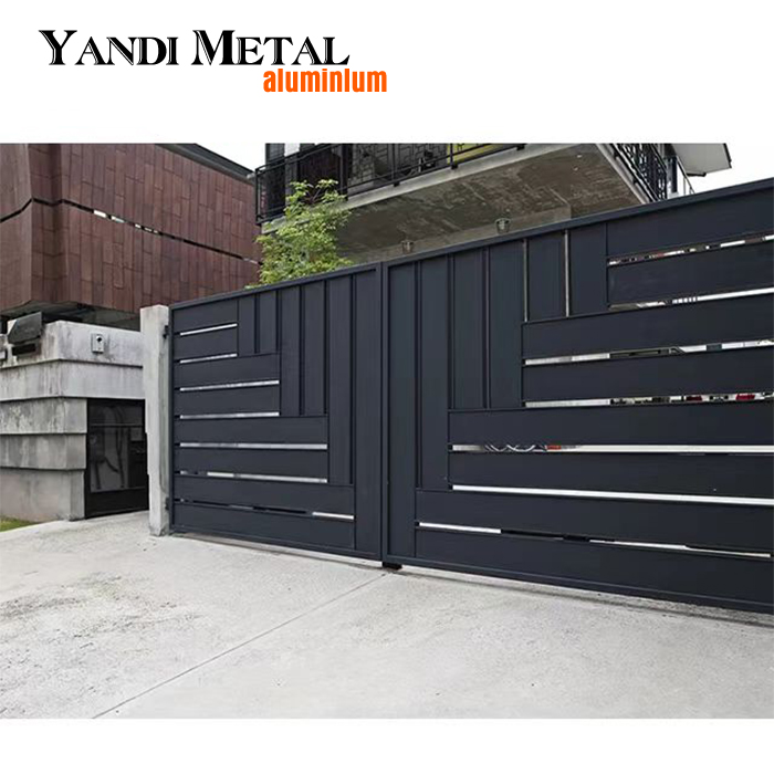 Porta deslizante de estilo moderno, porta deslizante automática com abridor de porta