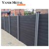 Material personalizado, madeira branca, plástico, PVC, alumínio, peças do painel da cerca do jardim