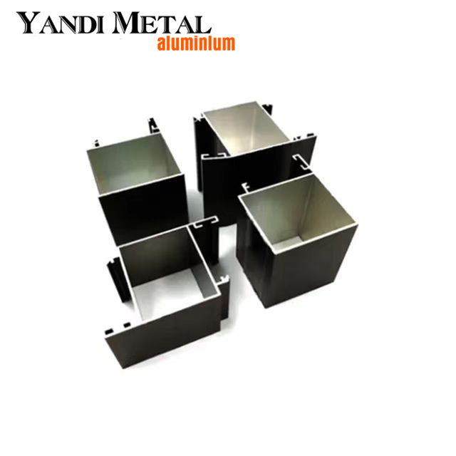 Mercado da Indonésia novos perfis de alumínio para portas e janelas Perfis de alumínio com revestimento em pó de alta qualidade