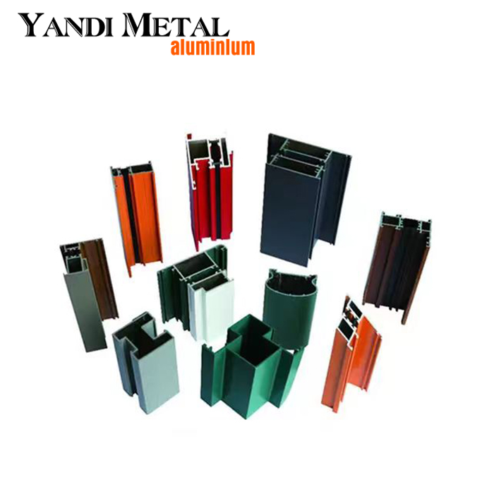 Portas de materiais de construção extrudados e perfis de alumínio para janelas Fabricantes de Shandong