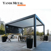 Design moderno Sistema bioclimático externo Louvre Pérgula de alumínio Pérgula de metal sob medida