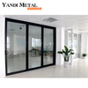 Decoração europeia grande espaço de baixo grau de vidro porta de alumínio balanço isolamento de alumínio quente