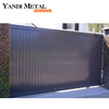 Yandi design de porta moderna personalizada, porta de alumínio, design de fábrica, porta de alumínio doméstica quente