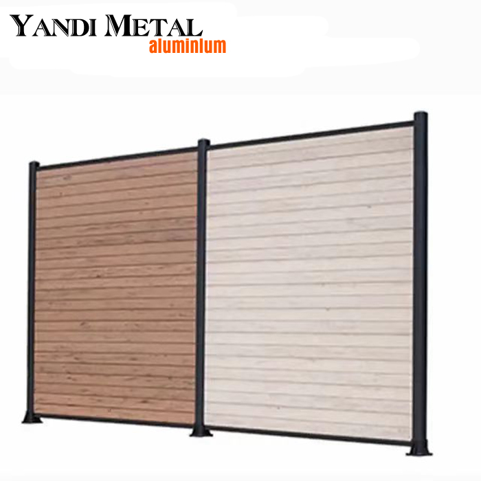 Cerca decorativa de alta qualidade para jardim, pátio, casa, semi-ou total privacidade, madeira, jardim, placa de cerca wpc, exterior