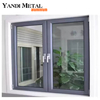 Casa de janela de vidro de estilo moderno Janela de alumínio de vidro duplo design simples casa de alumínio isolamento acústico