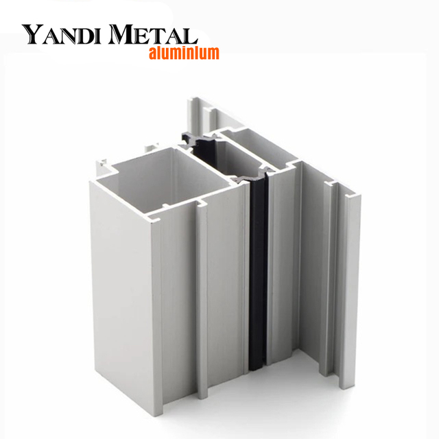 Fabricante de porta e janela de alumínio extrudado personalizado de material de alumínio Fram anodizado a quente 6063