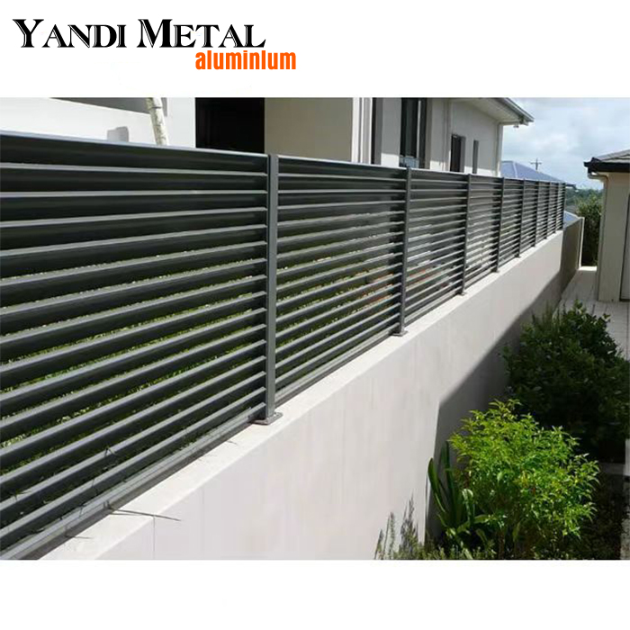 Fabricantes de painéis de cerca de alumínio para jardim recém-projetados Painéis de cerca de metal baratos de alumínio