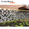 Tela de metal com corte a laser para decoração externa, tela de metal com corte a laser para parede de flores, arte decorativa Colton, placa de aço, tela de metal com corte a laser