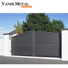 Yandi design de porta moderna personalizada, porta de alumínio, design de fábrica, porta de alumínio doméstica quente