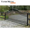 Cerca de segurança para jardim automático, porta de alumínio, painel de metal, porta de ripas de alumínio, porta soldada decorativa