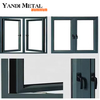 Sistema de porta de janela deslizante personalizada de design moderno Janela deslizante de alumínio com impacto de furacão com vidros duplos