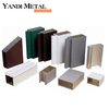Compre 6061 6063 perfis extrudados de alumínio anodizado com estrutura personalizada de grande venda do fabricante Yandi