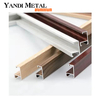Yandi Venda quente personalizado 6061 6063 moldura de alumínio extrudado perfil fabricante superfície anodizada
