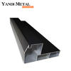Estrutura de alumínio anodizado perfil extrudado material personalizado fabricante de perfil de alumínio 60063 de alta qualidade