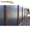 Fabricantes de painéis de cerca de alumínio para jardim recém-projetados Painéis de cerca de metal baratos de alumínio
