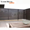 Cerca decorativa de jardim mais vendida Cerca de metal alumínio durável de alta qualidade fabricação personalizada Yandi