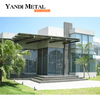 Barra de corte a quente Topwindow perfil sem moldura, vidro de alumínio e parede de cortina de alumínio