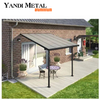 Gazebos de luxo com cobertura rígida à prova d'água para terraço Gazebos de jardim Gazebos com persianas de alumínio para exteriores