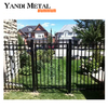 Cerca de segurança para jardim automático, porta de alumínio, painel de metal, porta de ripas de alumínio, porta soldada decorativa