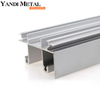 perfil de alumínio anodizado prata Matt OEM liga 6063-T5 solar para estrutura de painel solar