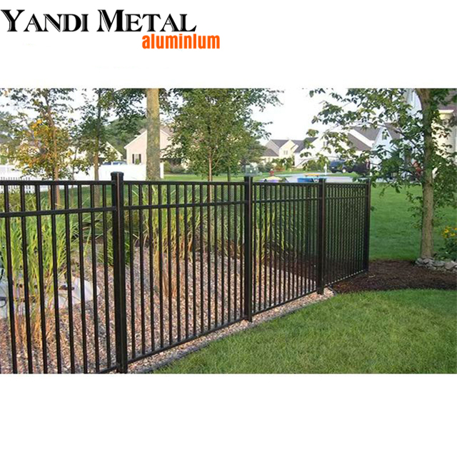 Cerca de alumínio ecológica para piscina, cerca de alumínio multifuncional barata, guarda-corpo de varanda