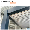 Toldo de persianas externas personalizadas, toldo de terraço, pavilhão elétrico à prova d'água, persianas bioclimáticas, pérgula de alumínio