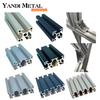 4040 Perfis de alumínio industrial extrudado com ranhura em T Perfis de alumínio anodizado com barra preta