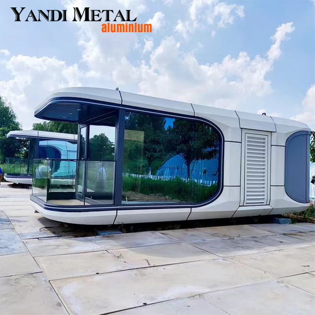 Casa pré-fabricada espaço cápsula cama hotel cabine pré-fabricada casa modular acampamento cápsula recipiente família dobrável pequena cápsula casa