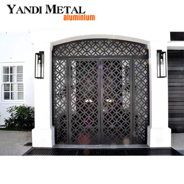 Design moderno personalizado cerca de alumínio decoração diy jardim privacidade tela de metal tela de corte a laser de alumínio