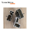 Perfis extrudados de alumínio com revestimento em pó personalizado do Yandi Aluminium