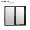 Sistema de porta de janela deslizante personalizada de design moderno Janela deslizante de alumínio com impacto de furacão com vidros duplos