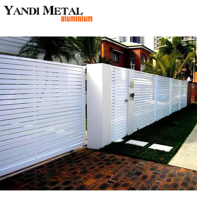 Atacado decorativo jardim pátio casa cerca privacidade barato madeira plástico composto pequena placa de metal
