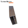 Estrutura de alumínio anodizado perfil extrudado material personalizado fabricante de perfil de alumínio 60063 de alta qualidade