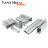 Yandi Venda quente personalizado 6061 6063 moldura de alumínio extrudado perfil fabricante superfície anodizada