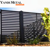 Cerca decorativa de jardim mais vendida Cerca de metal alumínio durável de alta qualidade fabricação personalizada Yandi